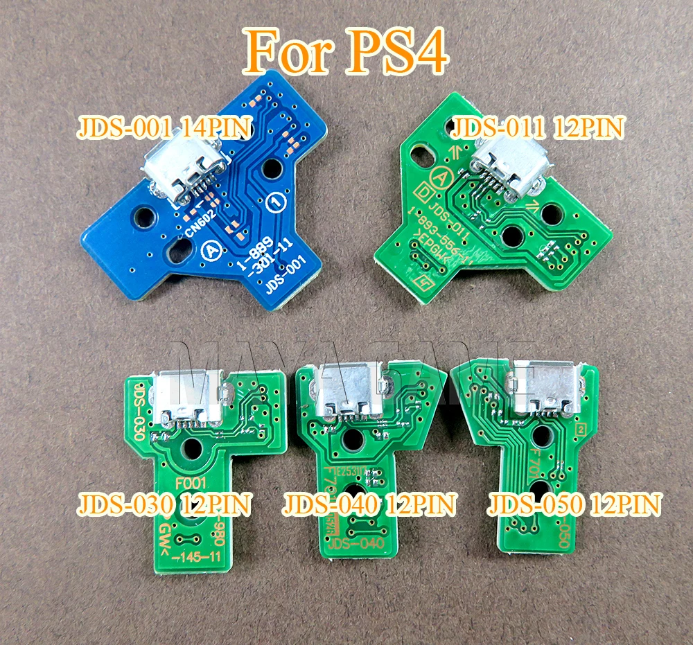 100 шт. JDS030 JDS001 JDS011 JDS040 JDS055 для Playstation 4 контроллер зарядка через USB порт платы Замена