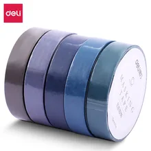 Deli HZ036 Васи клейкие ленты хипстер Южная Корея этикетки бумажные Самодельные открытки украшения милый сплошной цвет клейкая лента