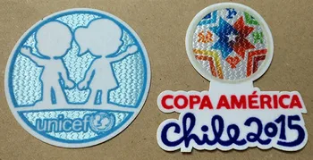 

2015 Chile COPA AMERICA soccer patch set Iron-on Authentic Patches Argentina Brazil Uruguay Chile Players Issue Badges
