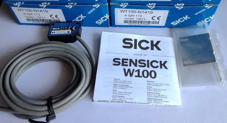 

Новый оригинальный немецкий фотоэлектрический переключатель Sick WT100-N1412