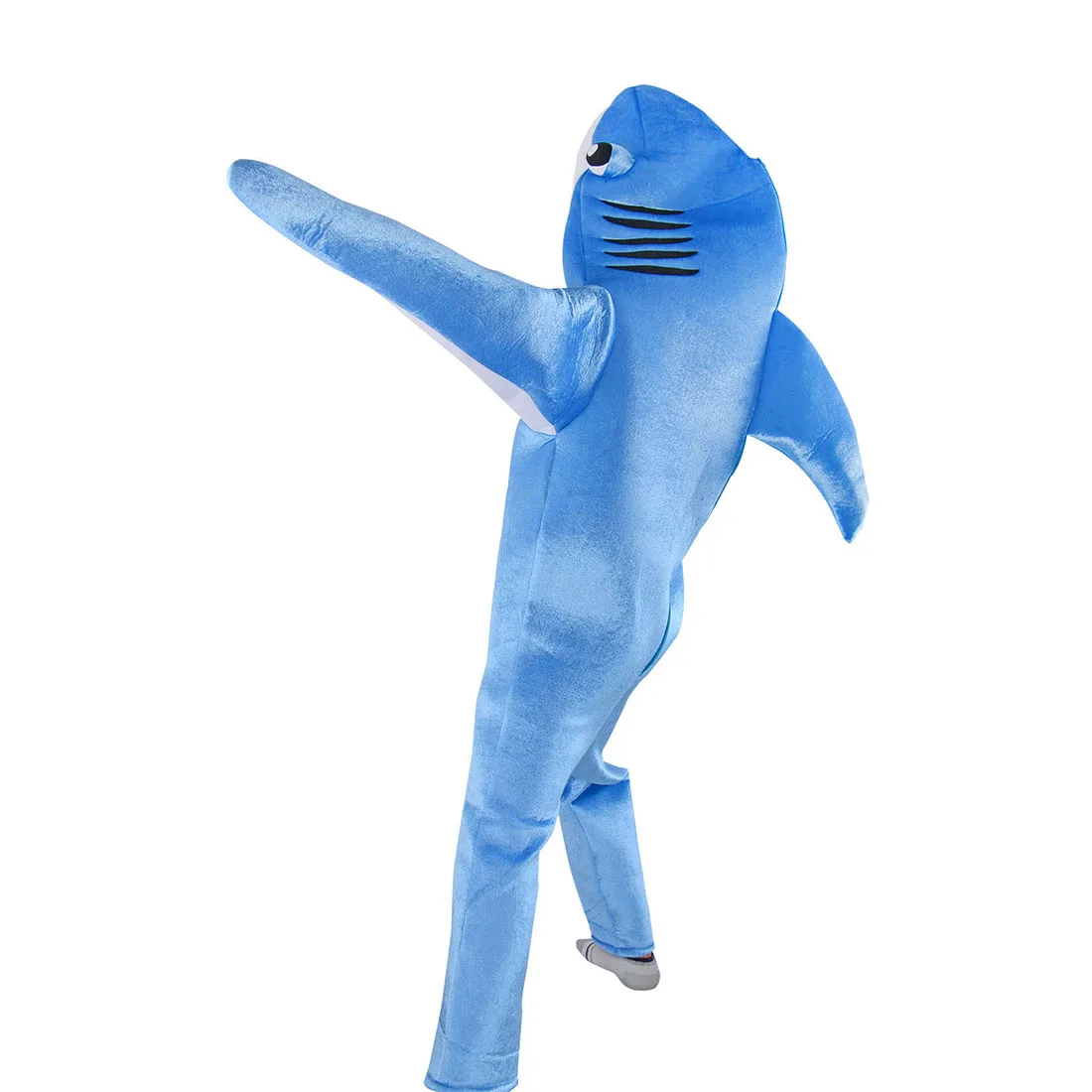 Funny Blue Shark Halloween Costume for Kids - Sea Animal Mascot Jumpsuit Fancy Dress Party Costume image 6