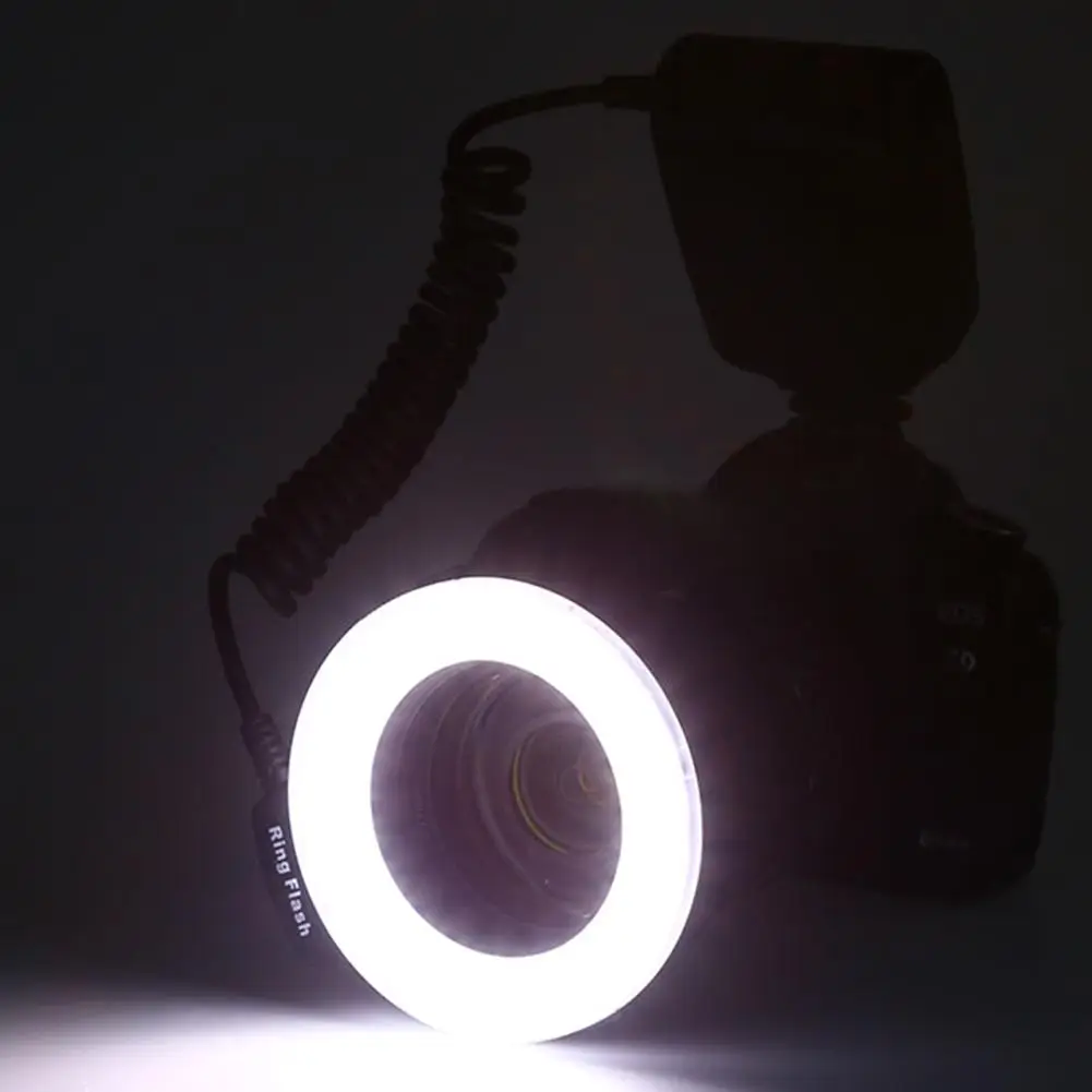 니콘 올림푸스 DSLR 원형 손전등 필링 램프, 휴대용 링 라이트, 디지털 싱글 렌즈 매크로 링 라이트