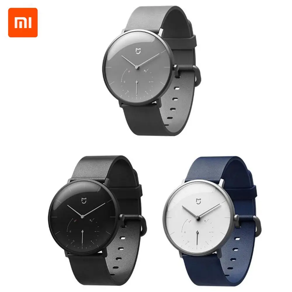 Новые оригинальные Xiaomi Mijia водонепроницаемые кварцевые часы Смарт-браслет Bluetooth шагомер автоматическая калибровка время Вибрация Интеллектуальный