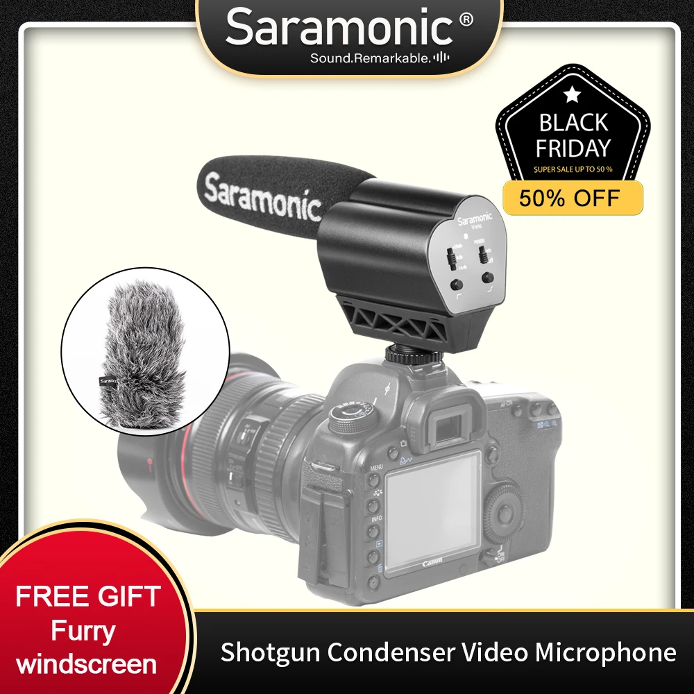 Saramonic VMIC Super-Cardioid Shotgun Condenser