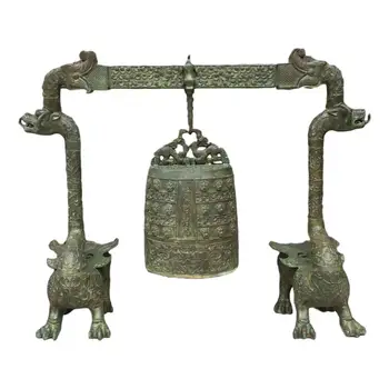 

LaoJunLu Ssangyong Wall Clock 78 Cm Wide And 63 Cm High Imitation antique bronze masterpiece collection of solitary Chinese