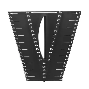 

Hole Punching Scriber Scribing Positioning Crossed Gauge Ruler carpentry Woodworking Tool for Center Measurement And Searching