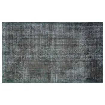 

Handmade Gray Vintage Overdyed Turkish Area Rug 154x255 Cm-5'1''X8'4''