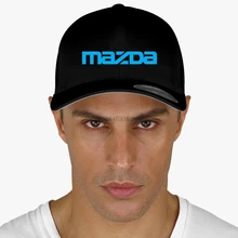 Спортивная шапка с логотипом Mazda для мужчин и женщин, регулируемая бейсболка(1