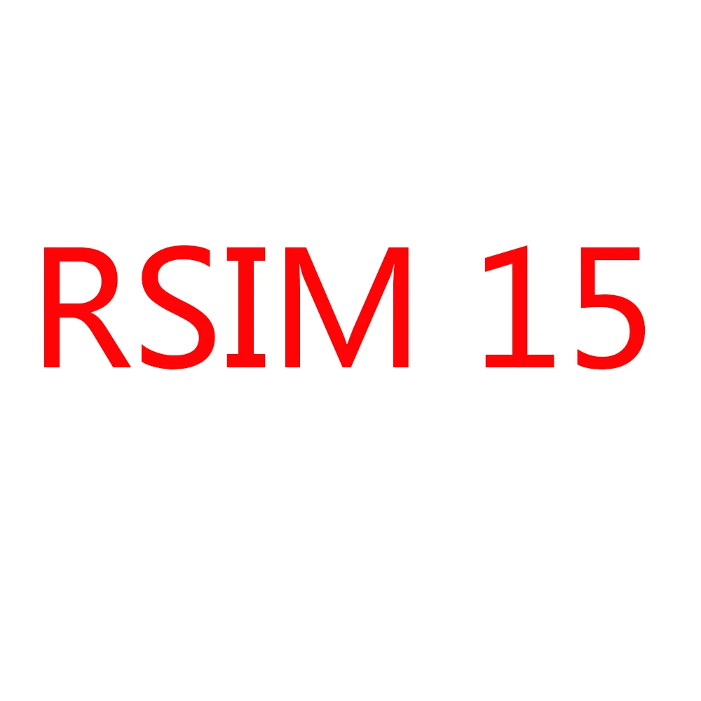 Unlock For IPhone RSIM 15 R-SIM SIM IOS 13 14 iPhone11 PRO MAX 11 PRO11 X XS 8 8PLUS 7 6 | Мобильные телефоны и