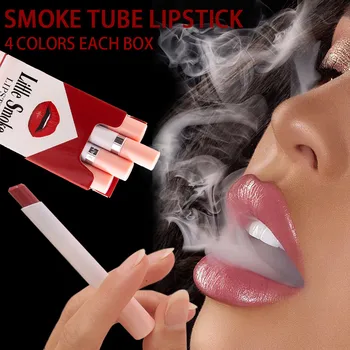 

Creative Cigarette Lipstick Set Cute RED Tube Mouth Red Brick Red Aunt Lipstick Is Not Easy Sweet Velvet Long Lasting Lip Stick
