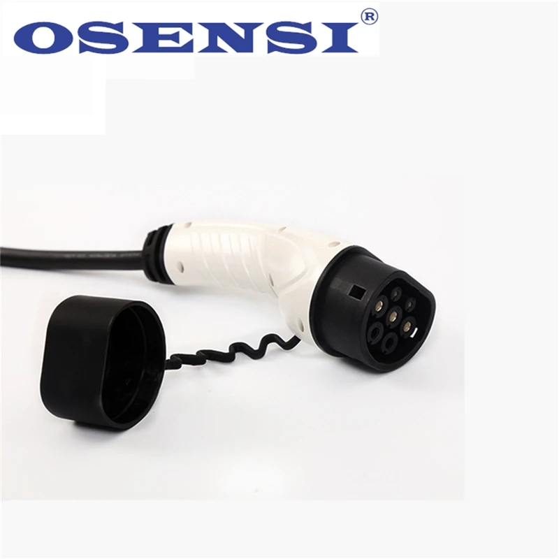 OSENSI EV переходник Тип 2 зарядное устройство женский IEC 62196 конвертер 16A трехфазный