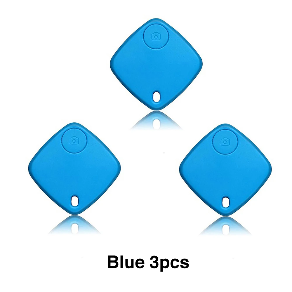blue 3pcs 1/2/3 шт. многофункциональный смарт-локатор для ключей Finder смарт-тег Беспроводной Bluetooth трекер анти-потерянный сигнал тревоги напоминание селфи пульт дистанционного управления с - Цвет: blue 3pcs