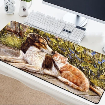

Yuzuoan Cute Pet Doge Mouse Pad Natural Rubber Slip Otaku Game Player Home Mousepad Carpet Pad Desk Pad Accept To Map Custom