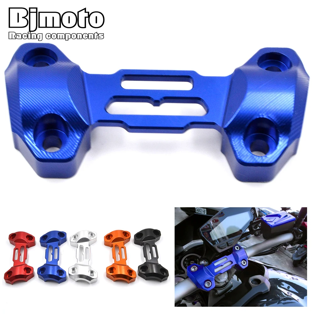 

BJMOTO MT FZ 09 Motorcycle CNC Handlebar Risers Top Cover For Yamaha MT-09 MT09 FZ-09 FZ09 2013-2018 Handle Bar Clamp Covers