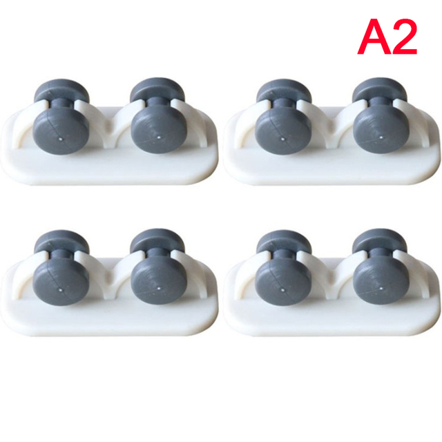 Adhesive Swivel Casters Universal Furniture Wheel Castor Roller for Storage Box Trash Can Platform Trolley Chair Paste Pully