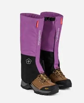 Naturehike походные гетры на открытом воздухе водонепроницаемые походные горные охотничьи треккинговые пустынные водонепроницаемые походные гетры анти-слеза для обуви - Цвет: Women Light purple