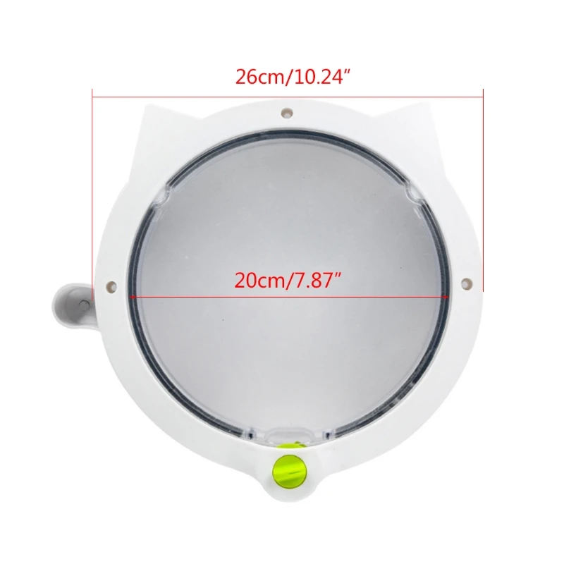 Lovely Small Round Door with 4-way Lock Plastic Window Lockable Safe Dog Gate Access Pet Supplies Pet Door cat door,pet door