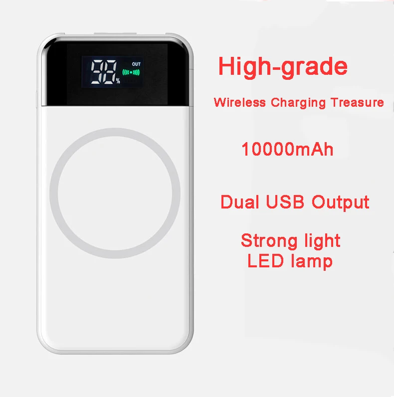 Xiaomi Беспроводное зарядное устройство банк питания найти X PD+ QC3.0 Быстрая зарядка USB банк питания Внешний аккумулятор для IPhone samsung Oppo