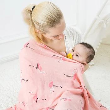 

Bamboo Fiber Receiving Baby Blanket Newborn Colorful Baby Bedsheet Supersoft Blanket - Perfect Baby Shower Gifts