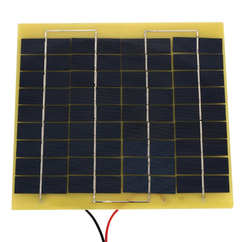 Portable 5W 18V Solar Panel Solar Charger Charging Portable Power Bank For Emergency Power Supply Car Battery Chargiing Travel
