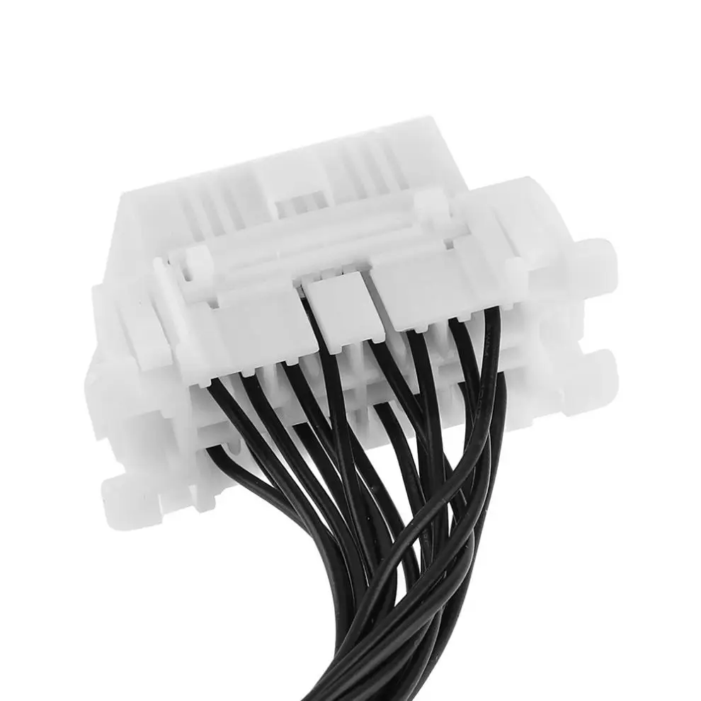 OBD II 16Pin штекер до 3 16 Pin Разъем Кабельный разветвитель диагностический адаптер Авто удлинение провода жгут для elm327