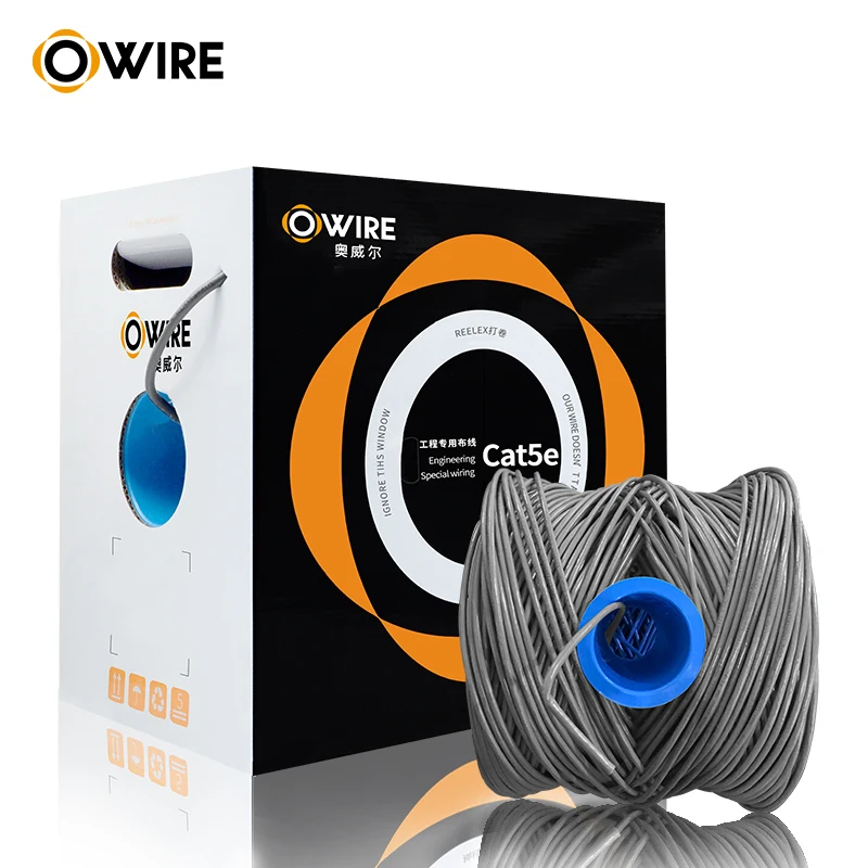Owire Utp Cat5e Cable Black 3.5m 0.48bc Cable Passed Cat5e