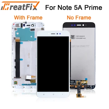 

For Xiaomi Redmi Note 5A Prime LCD Display Touch Screen Digitizer Sensor Assembly For Redmi Note 5A Prime LCD Screen + Frame