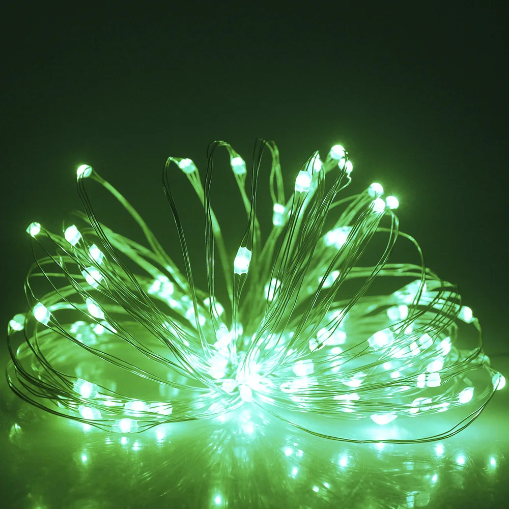 Перекрестная граница для USB-LED пульт дистанционного управления медная проволочная лампа гирлянда для внутреннего моделирования Рождественская цепочка освещения