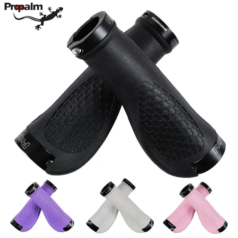 Велосипедная рукоятка Propalm Sillcone противоскользящая с замком AL TPR для BMX MTB
