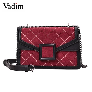 

Vadim Multifunction Small Flap Bag Women Crossbody Bags Ladies Messenger Shoulder Bag Patchwork Purse for Female Bolsa Feminina