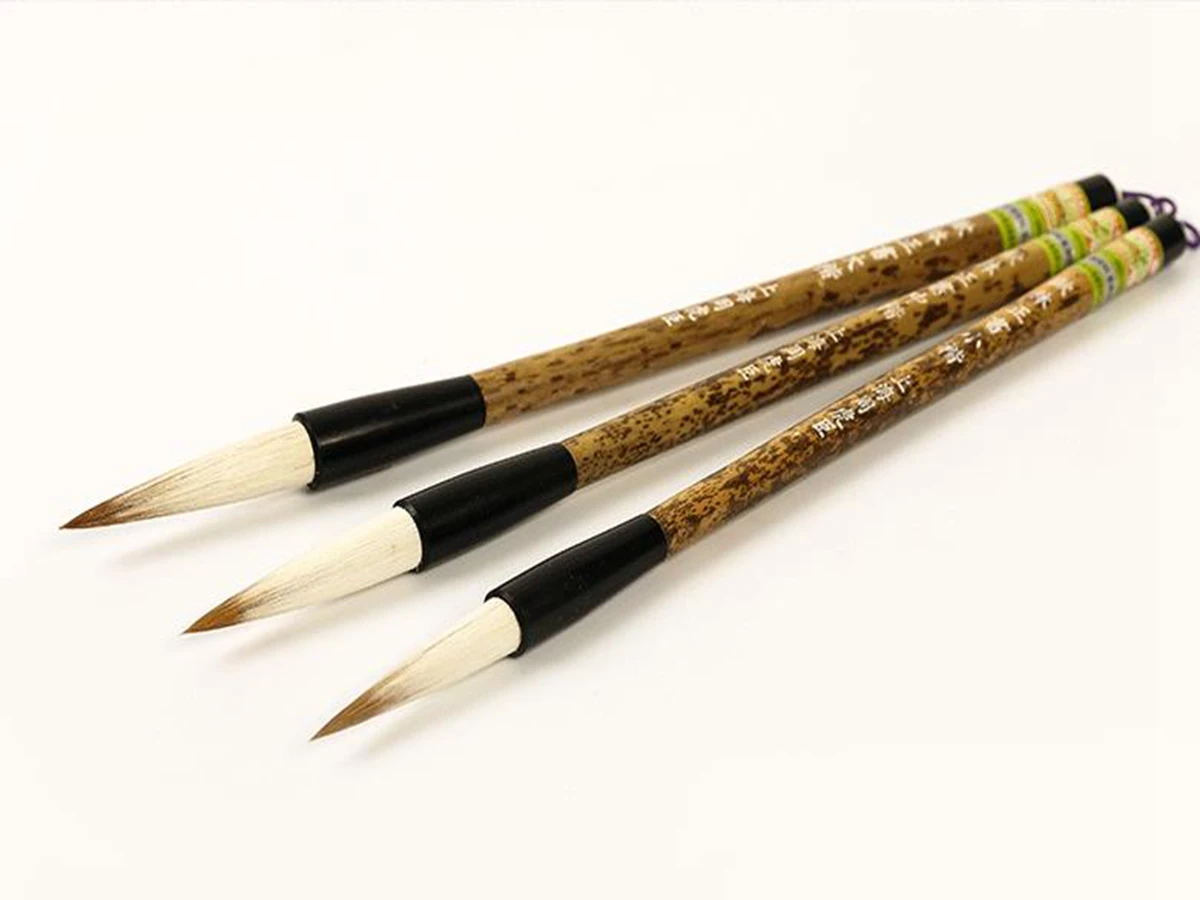 S M L Chinese Traditional Water Ink Calligraphy Ou yangxun Style Profession Regular Script Brush | Канцтовары для офиса и дома