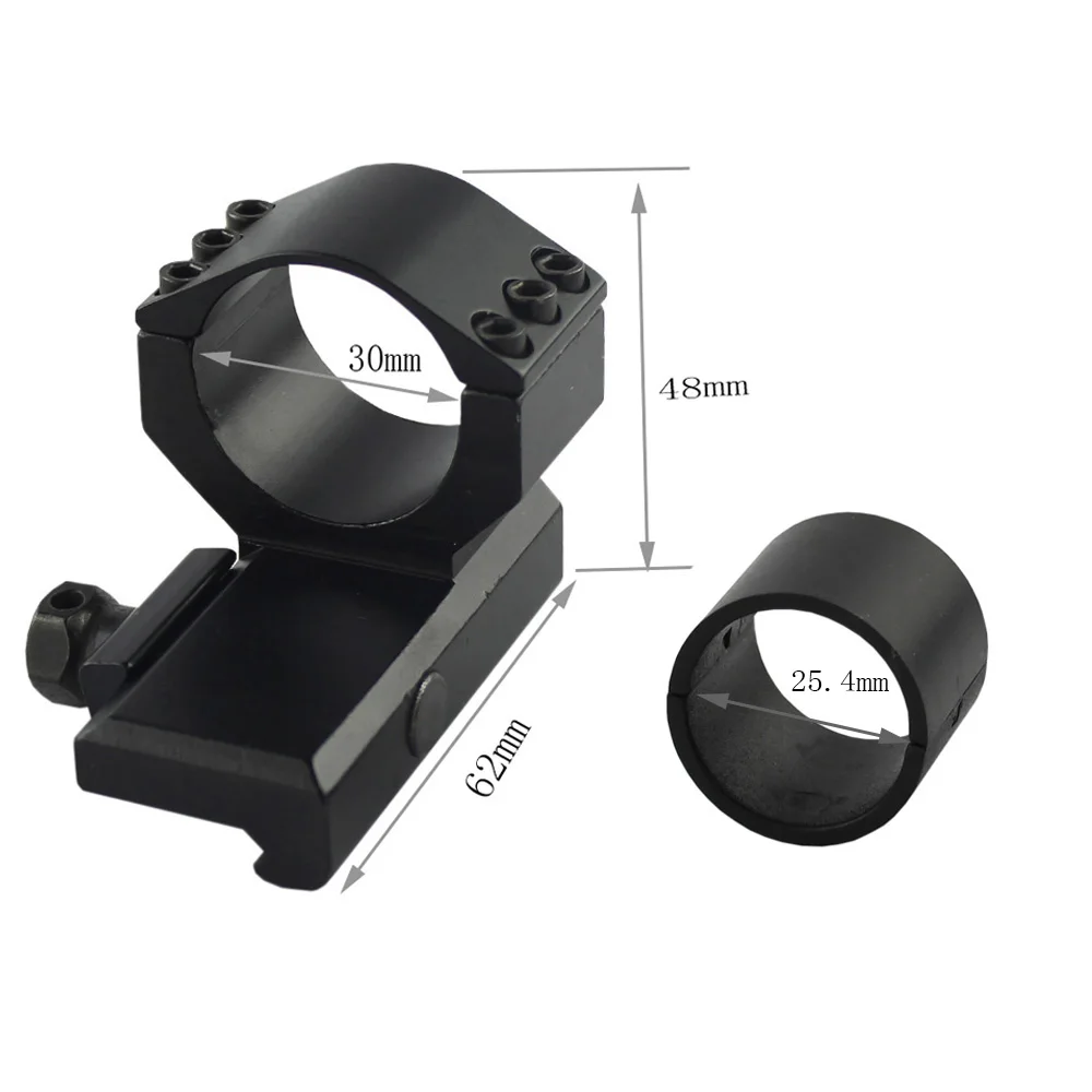 Тактическое Крепление направляющая для прицела 25 4 и 30 мм M2 M3 Red Dot Sight 3