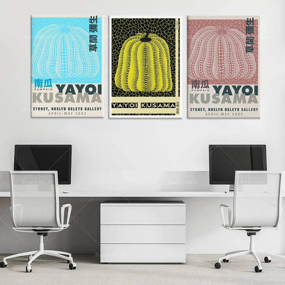 Yayoi Kusama Zucca Stampabile Poster | Kusama Stampa Digitale | Yayoi Kusama Poster | Giapponese Di Arte Di Alta Qualità Di Stampa