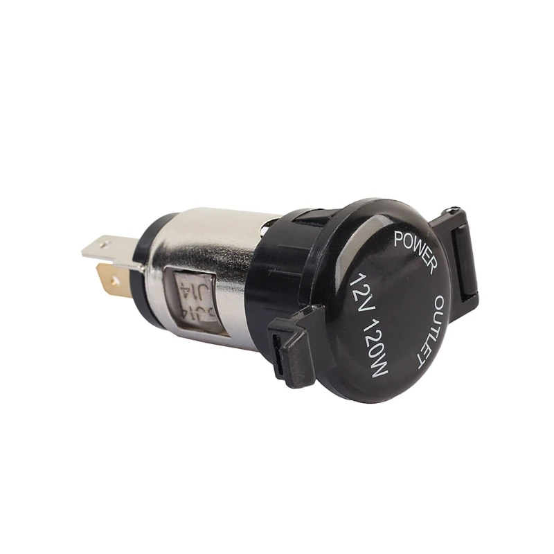 

12V 120W Universal Car Boat Tractor Cigarette Lighter Power Socket Outlet Plug