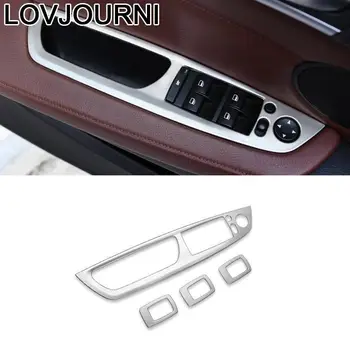 

Car Window Button Interior Auto Chromium Decorative Sticker Strip Trim Protecter Modification Mouldings 17 FOR BMW 2 series