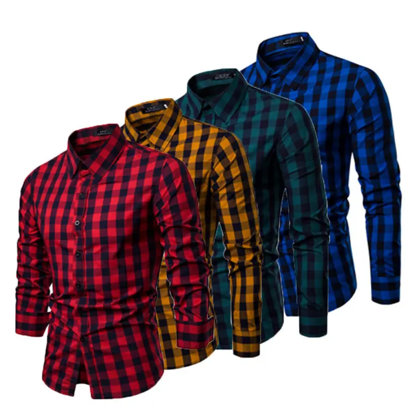 Men Shirts Europe Size New Arrivals Slim Fit Male Shirt Solid Long Sleeve British Style Cotton Men's Shirt plus size S-2XL Men Shirts Europe Size New Arrivals Slim Fit Male Shirt Solid Long Sleeve British Style Cotton Men's Shirt plus size S-2XL