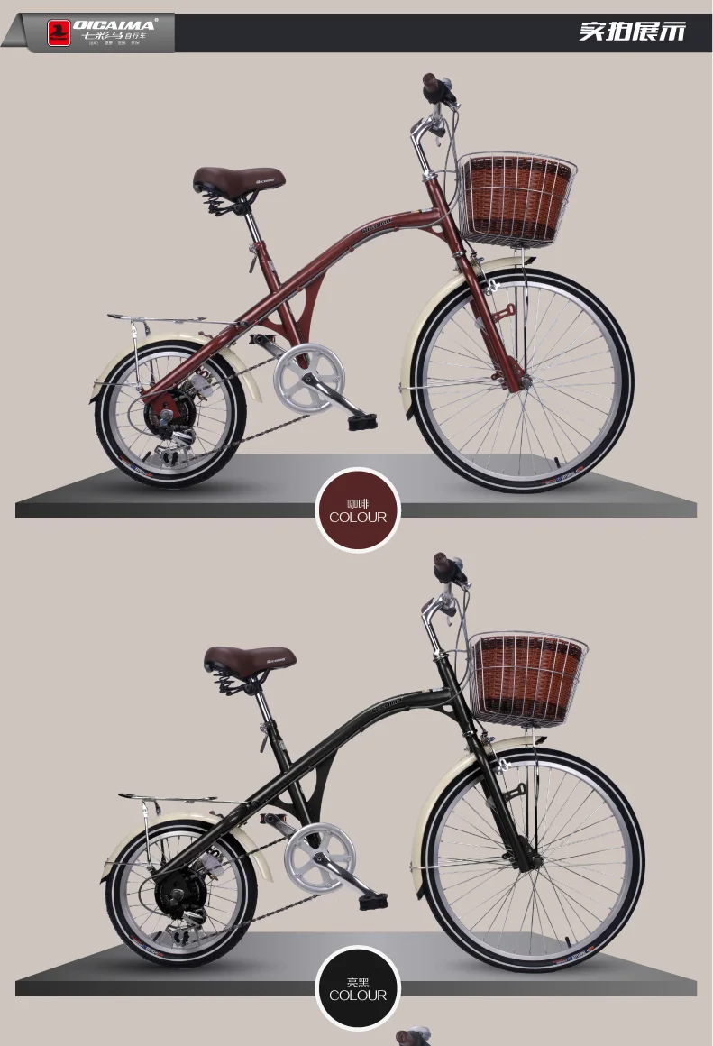 X-Front бренд городской Ретро 16/24 дюймов углеродистая сталь женский велосипед 6 скоростей