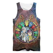 Мужской жилет летняя импортная торговля Европа и Америка 3D Печатный без рукавов настраиваемый Amazon Ebay поперечная граница избранный