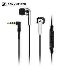 Проводные наушники Sennheiser CX 2.00i 3,5 мм с микрофоном, стерео Спортивная гарнитура с линейным управлением, наушники с глубоким басом для iPhone, устройств iOS