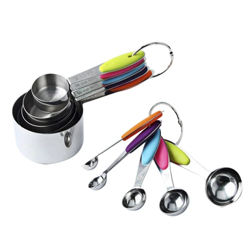 Measuring Spoon Set Portable Easy to Clean Food Grade Stainless Steel