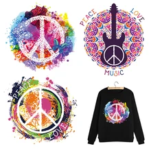 Музыкальные Тепловые наклейки на одежду железные буквы на нашивки с полосками передача одежды применение на заказ патч аппликация