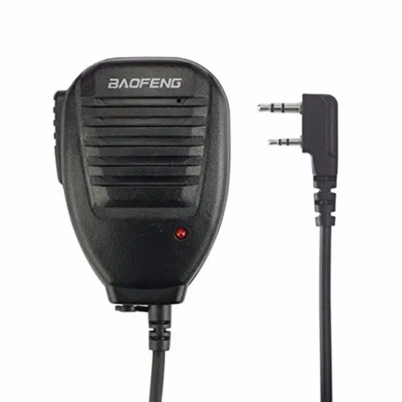 De micrófono altavoz para Baofeng UV-5R BF-888S UV82 8D 5RE Radio de dos vías Walkie Talkie de mano micrófono interfono Accesorios