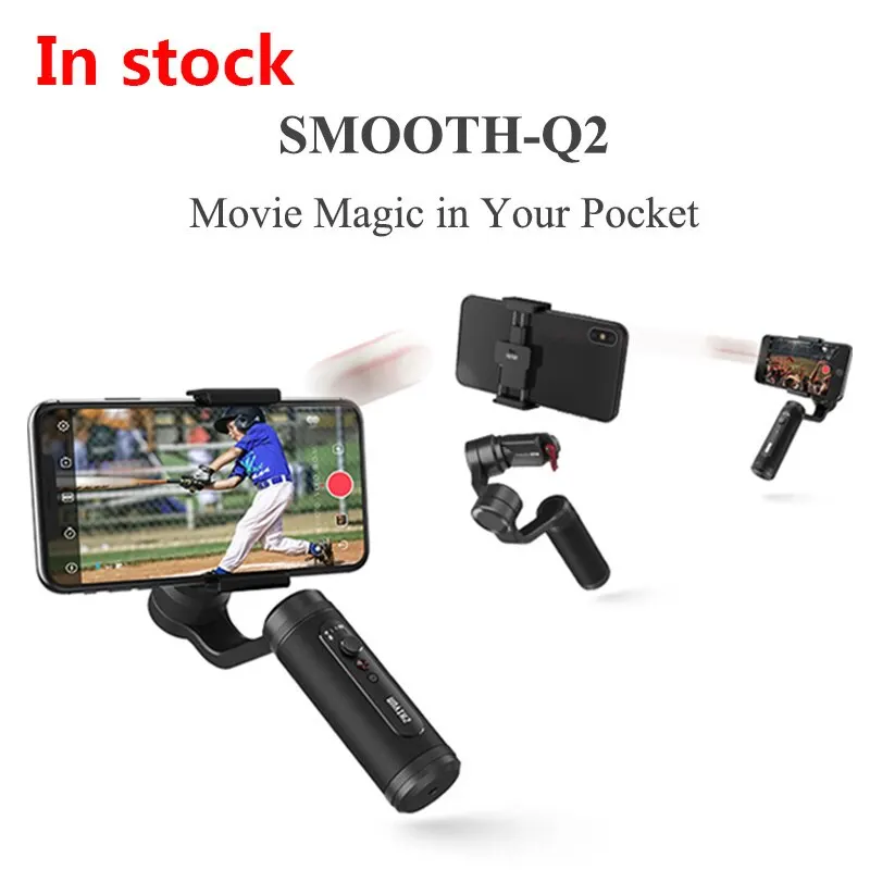  Zhiyun Smooth Q2 Smooth III 3 Axis Handheld Gimbal for iPhone Xs 8Plus 7 6 Plus for Samsung S8 S7 S