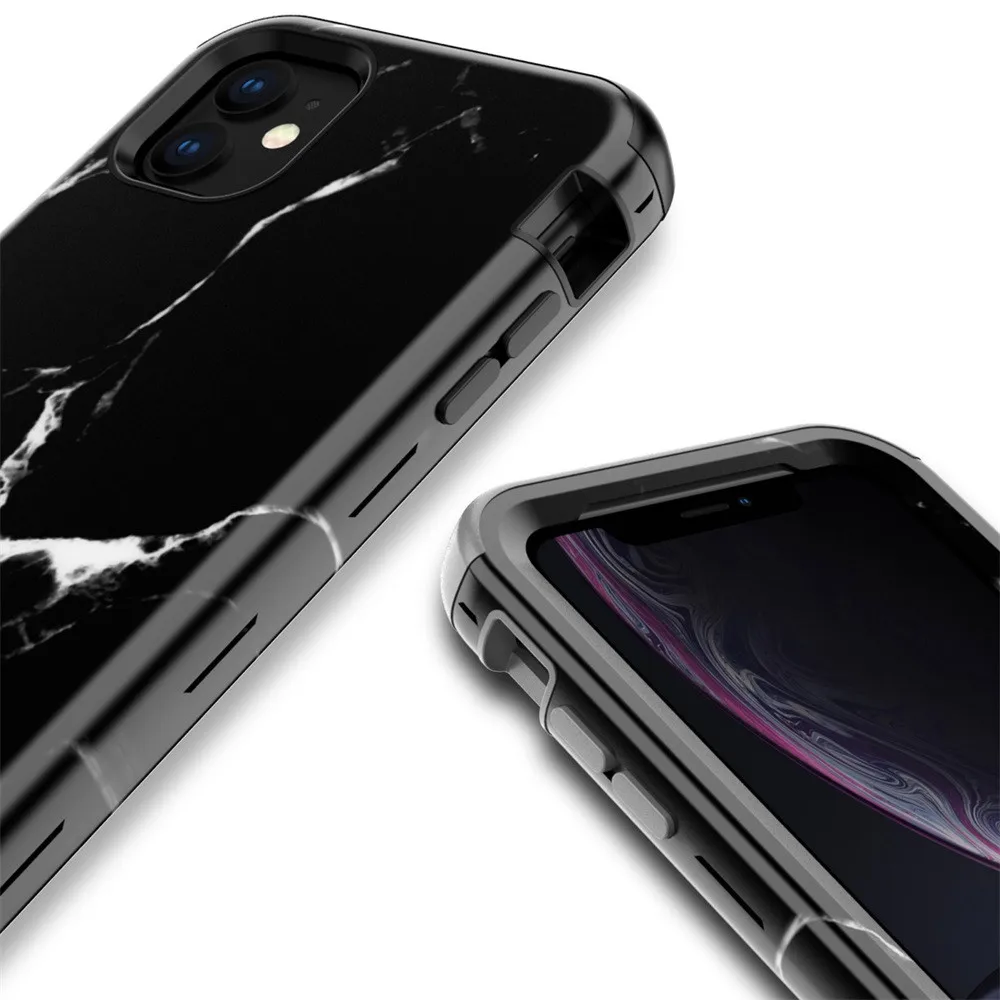 Mosunx для iphone 11 6,1 дюйма, ультра тонкий чехол PC+ силиконовый роскошный бампер, Защитная крышка для iphone 11 Pro 5,8 Pro Max 6,5 дюйма