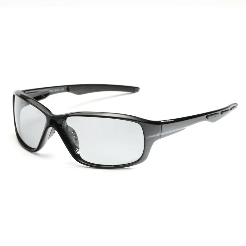 Black frame slice Спортивные Линзы, меняющие цвет, фотохромные поляризованные очки для езды на велосипеде на открытом воздухе, велосипедные солнцезащитные очки, оборудование для рыбалки - Цвет: Black frame slice
