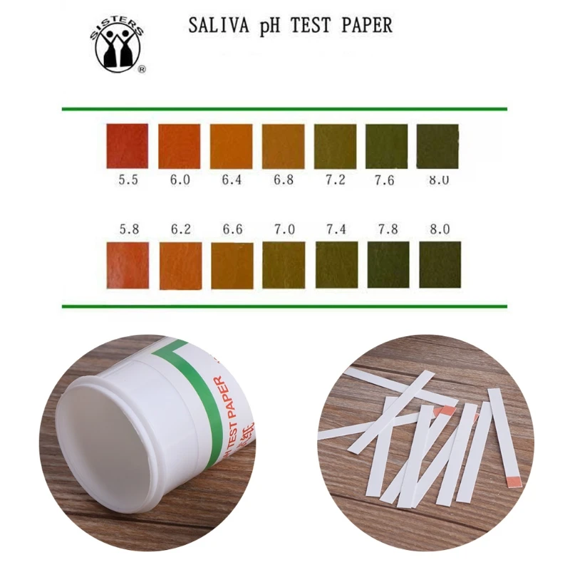 10Pcs Box High Precision PH Paper Test Strips For Urine Saliva Pregnancy Testing 3