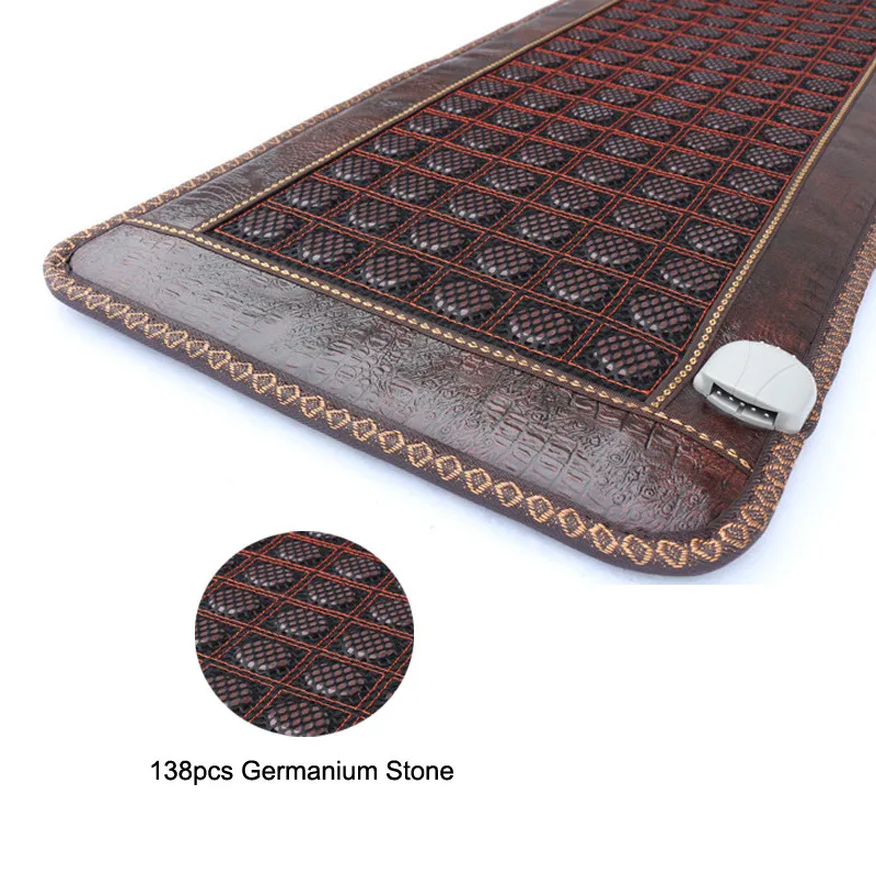  50x150cm Electric Heated Jade Tourmaline bed Mattress Germanium Stone Massage Jade Stones Cushion S