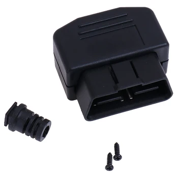 

OBD 2 16 Pin Male Auto Car Cable Wire Sockets Connector Plug with Shell Screw