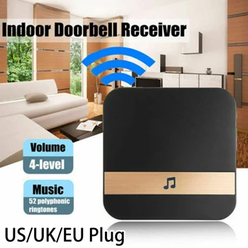 

Smart Wireless WiFi Doorbell Door Chime Ring Ding-Dong Video Door Bell Receiver