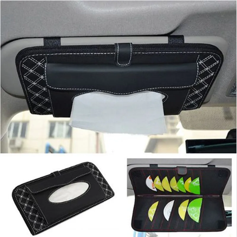 

Автомобильный солнцезащитный козырек, держатель для салфеток, 14 дисков, аккуратный рукав, CD DVD карта, чехол, кошелек, держатель для хранения, автомобильные аксессуары для интерьера, Органайзер